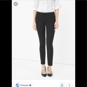 WHBM Black Ankle Pants Slim 6